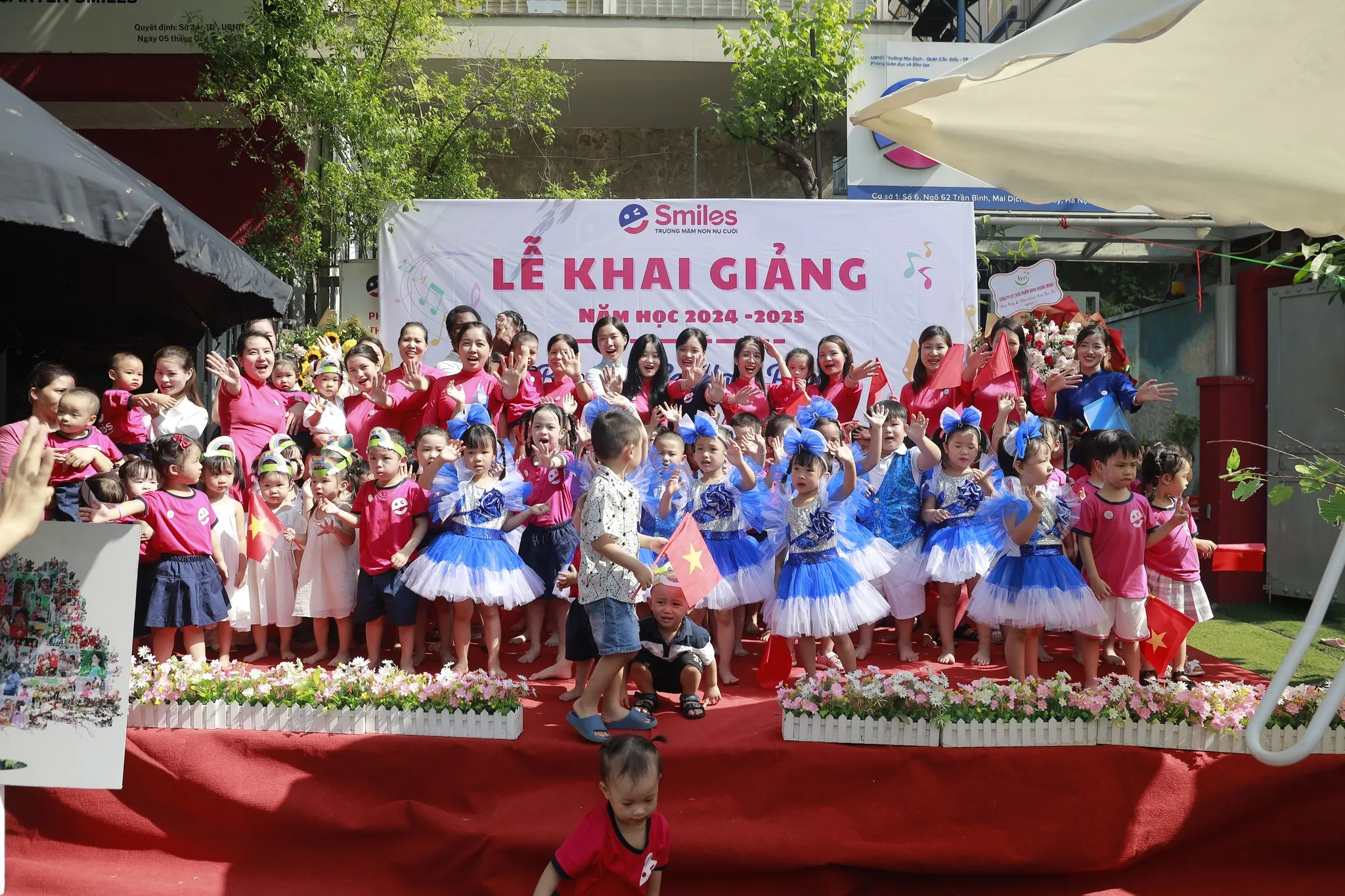 Lễ khai giảng năm học mới 2024-2025 Trường mầm non Smiles Nụ Cười