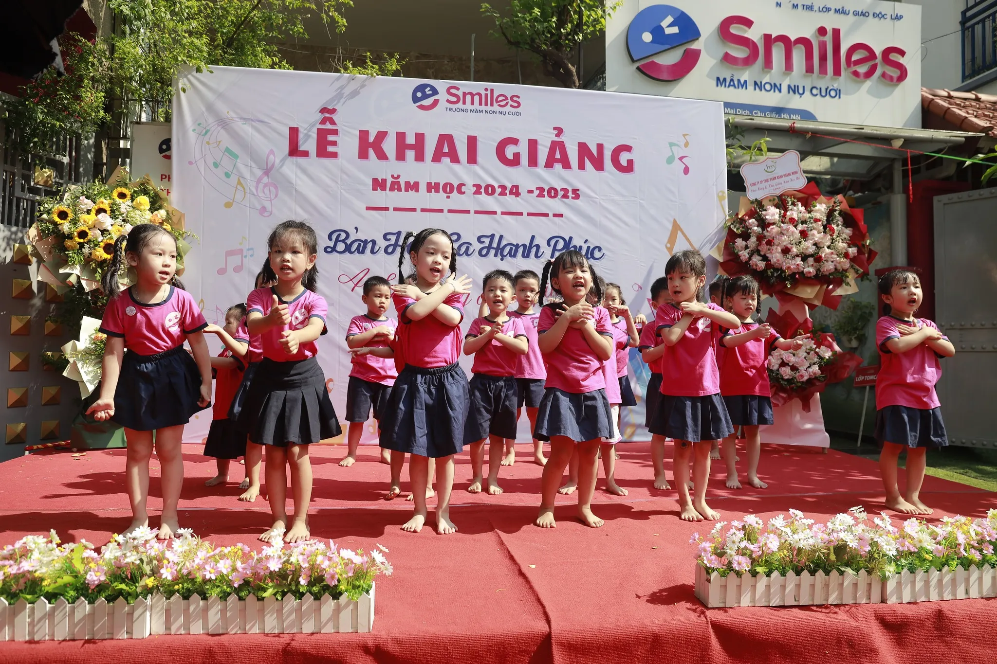 Lễ khai giảng năm học mới 2024-2025 Trường mầm non Smiles Nụ Cười