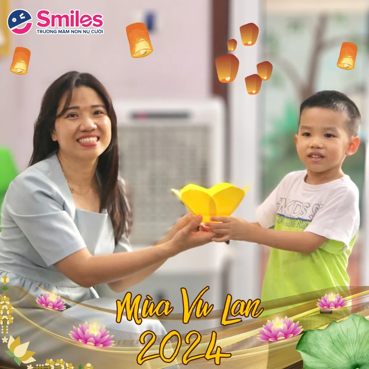 Buổi lễ Vu Lan báo hiếu đong đầy cảm xúc tại SmileKids